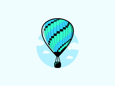 Hot Air Balloon baloon dailylogochallenge fun playful