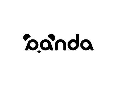 Panda logo dailylogochallenge modern panda simple