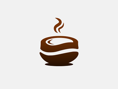 Coffee Shop logo bean coffee coffee cup dailylogochallenge