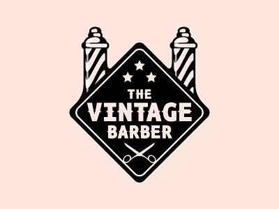 Day13 - Barbershop barber barbershop dailylogochallenge retro vintage