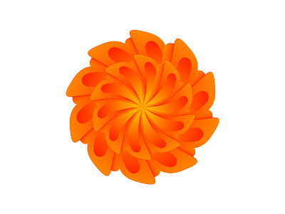 Day17 - Geometric Logo dailylogochallenge flower geometric