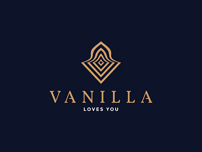 Vanilla Fashion store abstract elegance fashion logo luxury modern simple store vanilla