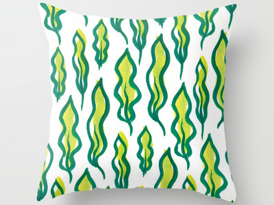 Jungle Leaf Fabric Design atlanta artist atlanta gouache bold pattern design paint hand painting hand painted textile design fabric design jungle