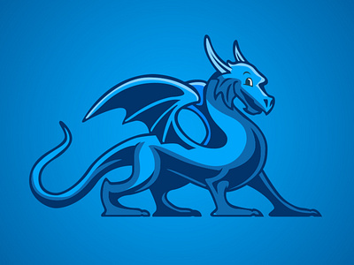 Mascot Dragon Logo illustration logo mascot mascot character mascot logo mascotlogo vector