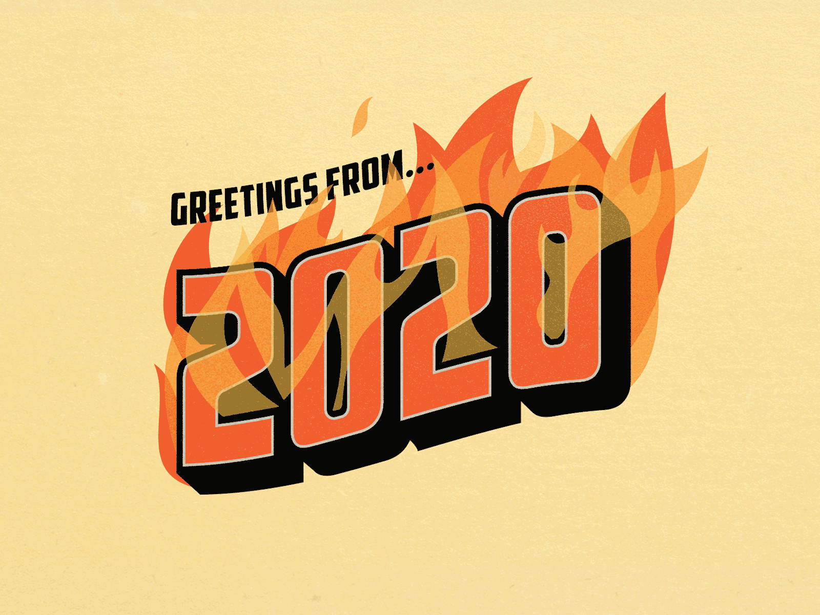 2020 on Fire Animation 2020 animated gif animation church logo design designs fire flames gif gifs graphic design illustration lettering art logo looping motion graphics pandemic series design