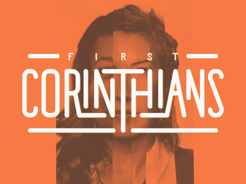 First Corinthians 2 of 2 after effects animation branding church design church logo design designs gif lettering art logo logotypes series brand vector