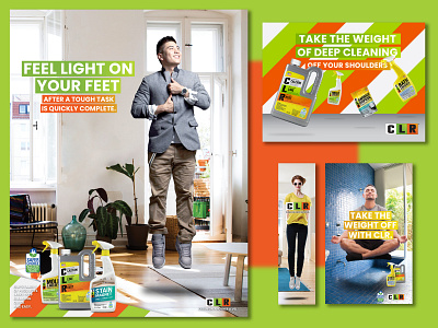 CLR Weight Lifted [Pitch work] advertising art direction branding concept design graphic design print