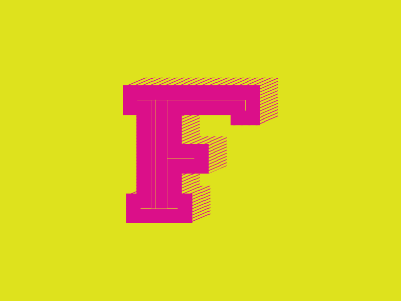 #typehue F letterform typehue typography letter f type