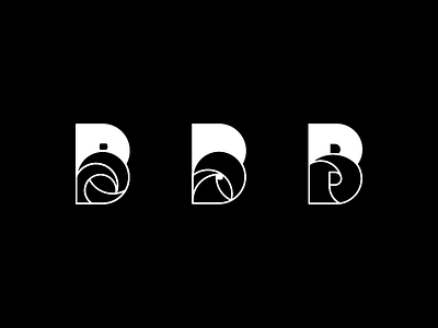 Bald & Bearded b branding exploration graphic design letter logo typography