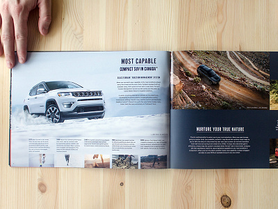 All-New Jeep Compass Catalog adventure art direction canada catalog compass freedom graphic design jeep off roading print design vehicle