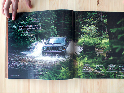 2016 Jeep Patriot Catalog adventure art direction catalog freedom graphic design jeep off roading patriot print design vehicle