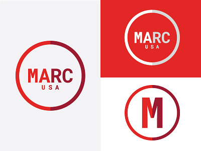 MARC USA rebranding advertising art direction branding design graphic design illustration logo type vector