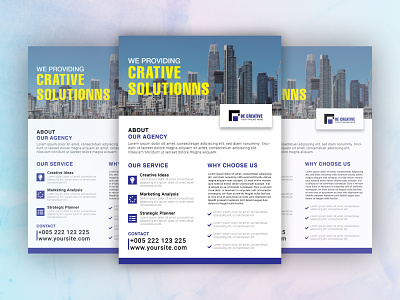 Business Flyer advertising agency agency blue branding business business flyer corporate flyer creative design flyer flyer ads flyer design flyer print flyer template graphic design plan provider poster simple flyer
