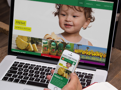 Fresh Del Monte 'Fruits.com' Consumer Wesbite consumer css design grid html landing page slider web design website wordpress