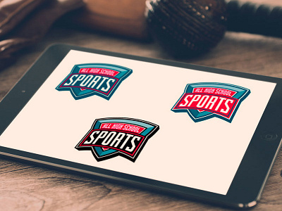 All High School Sports Branding brand logo sports