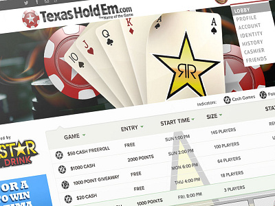 Texasholdem Poker System casino game gaming poker