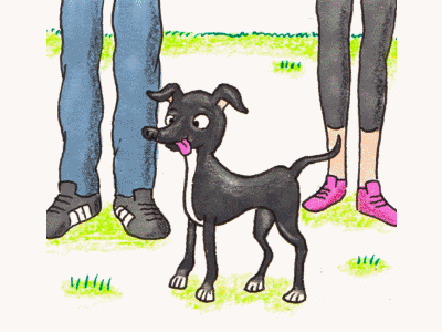 Dog Fetch Proposal Flipbook (Animation)