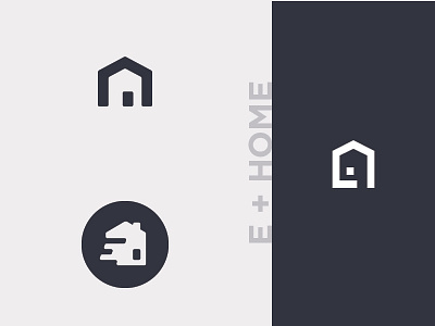 E+Home (concept Exploration) brand identity branding e home logo smart home