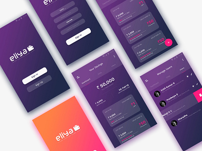 Eliya - Chit app chit financial ui ux