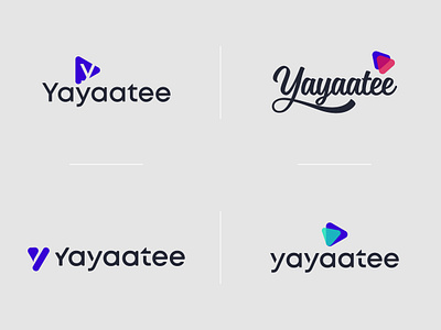 Yayaatee Logo Exploration brand identity branding logo yayaatee