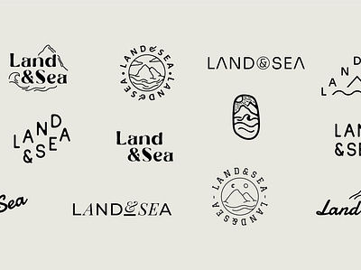 Land & Sea - Logo Design brandidentity branding camping camping logo colors design drawing graphic design identity land and sea logo logotype nature newbrand typography vector