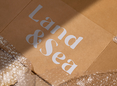 Land & Sea - Logo and Branding Design brand identity branding colors design drawing graphic design illustration landsea logo logo design logotype nature typography vector
