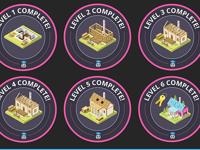 Gamification Badges badges illustration