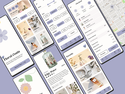 Perfumes E-commerce UI Design App