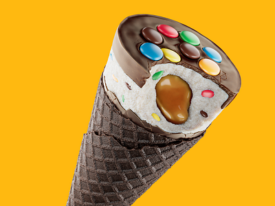 Cornetto M&M's 3d animation artdirection branding design illustration motion graphics