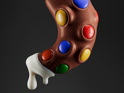 Choco Dip n Drip 3d animation artdirection design illustration motion graphics
