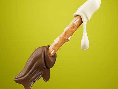 Chocolate Broom 3d animation artdirection design illustration motion graphics