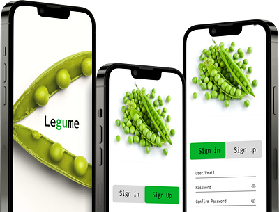 Legume Mobile App Ui Design app app design design illustration mobile design mobile ui ui uiux ux web design