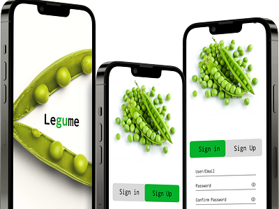 Legume Mobile App Ui Design app app design design illustration mobile design mobile ui ui uiux ux web design