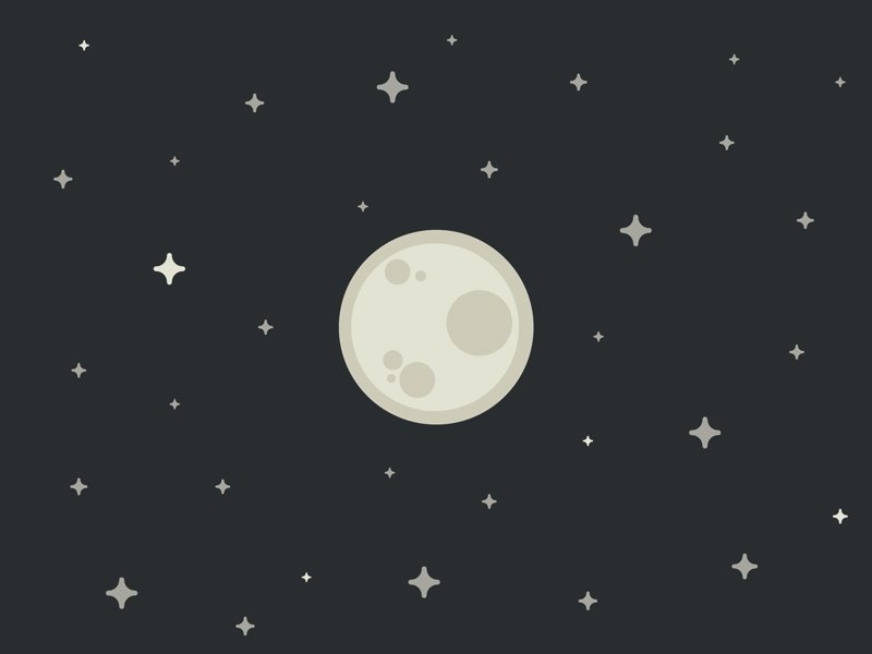 Super Dribbble Blood Moon by Ethan Barber on Dribbble