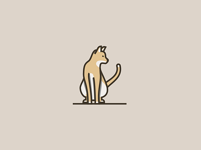samson animal cat character illustration mark minimal nude simple sticker vector