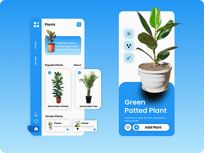 Plants APPs animation app branding design flower app graphic design icon illustration logo mobile app plant plants app ui ux vector