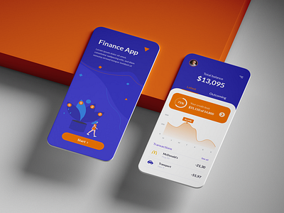 Finance Mobile App Interface