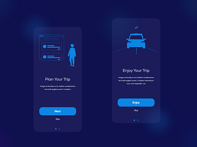 Onboarding Mobile App app app design app ui clean design mobile app modern design onboarding app onboarding design travel app trip app ui website
