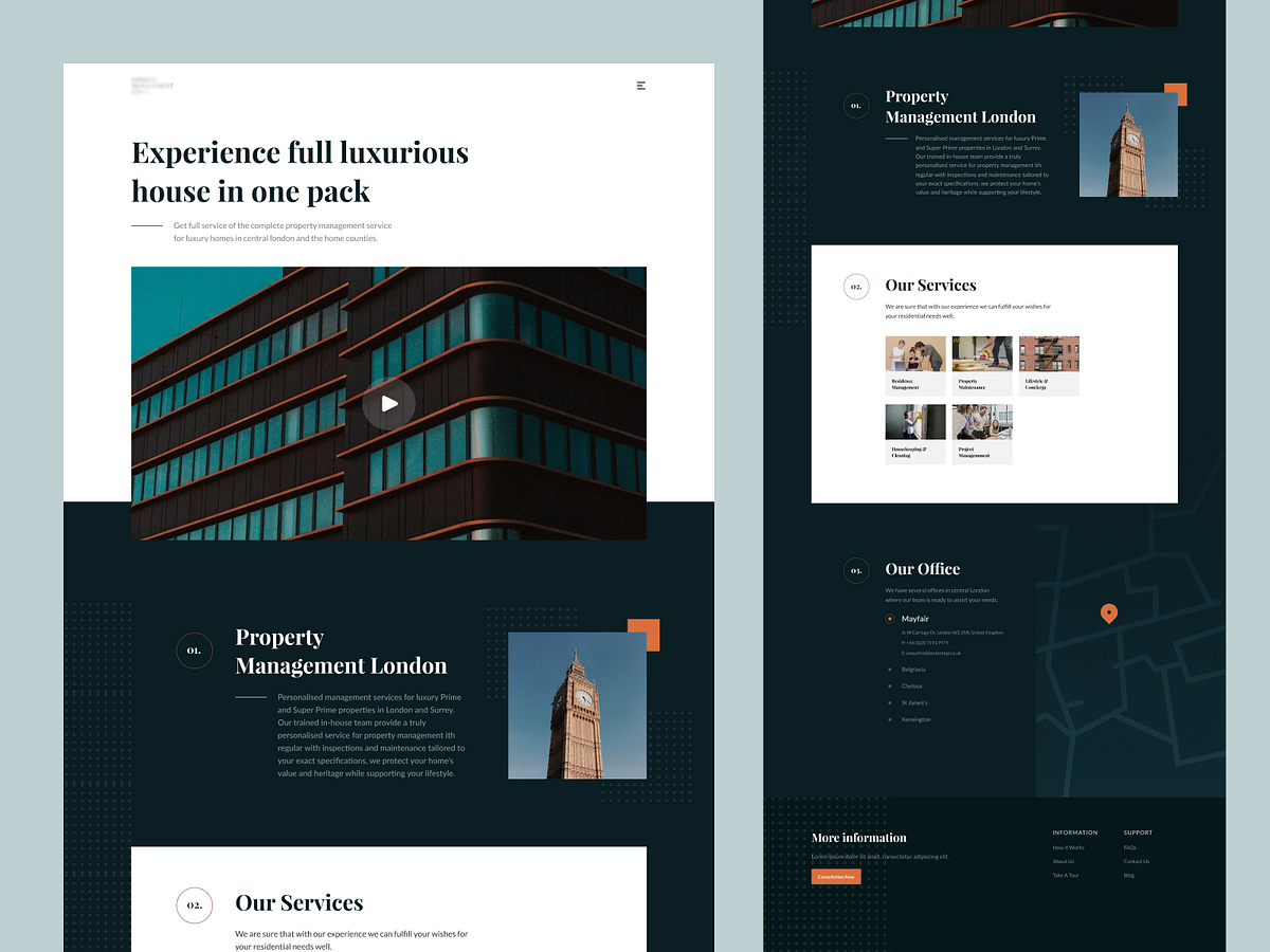 Exploration - Property management website by Hafid Fachrudin on Dribbble