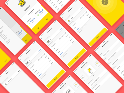Savgo | Gold Bank app bank design gold ios mobileapp rate tracker ui ux