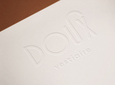 Doux Vestiare branding design graphic design logo