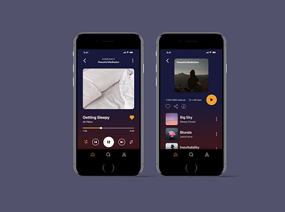 Music player for DailyUI 009 app dailyui design music ui uichallenge ux