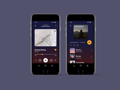 Music player for DailyUI