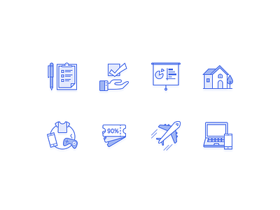 Icons for a office APP icon office work