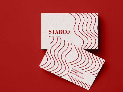 Starco Design Agency branding business card graphic design hello card