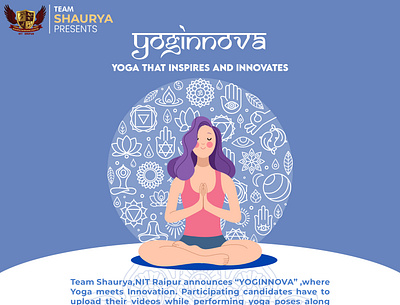 The Yoginnova Poster design illustration poster vector