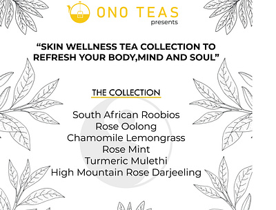 Promotion Poster For Ono Teas branding design illustration poster vector