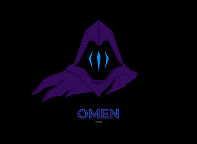 Omen From Valorant (Colour Version) branding design icon illustration logo poster vector