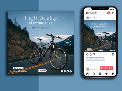 Cycle Social Media Post/Banner Design