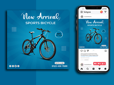 Cycle Social Media Post/Banner Design animation cycle banner facebook ad graphic design instagram banner motion graphics phonixcycle product design social poster web banner